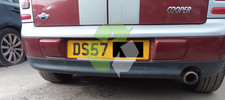MINI CLUBMAN COOPER MK2 REAR BUMPER COLOUR NIGHTFIRE RED 2007-2009