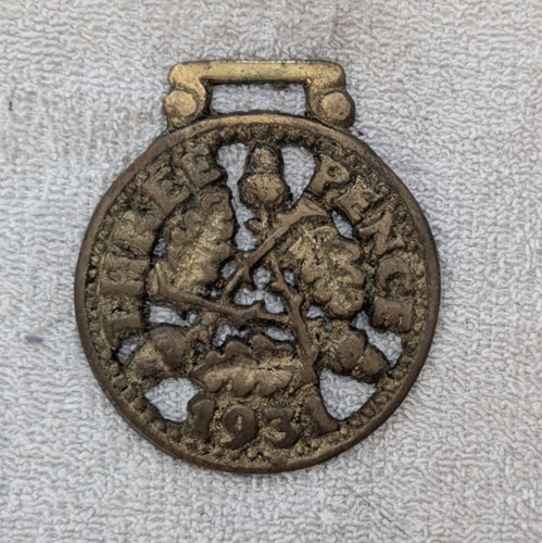 Vintage decorative horse - , brass