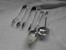 Silver plated sugar - plated, nips
