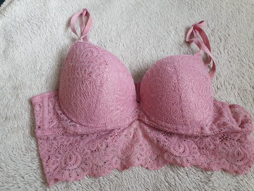Bralette dusty pink - bralette, floral
