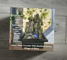 Sense Aroma Decorative Light-Up Indoor Water Fountain Village Of Bliss