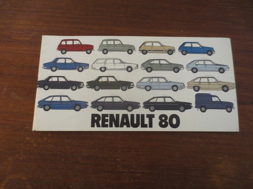 1980 renault series - renault, 14