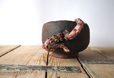 Handmade naked clay planter /