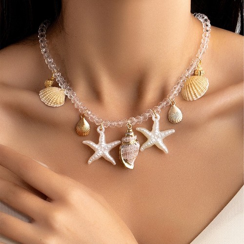 Beads sea shell charm - beads,