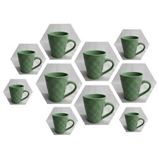 Sea Green (Diamond Pattern)