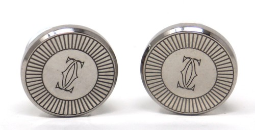 Pair cartier double logo - of,