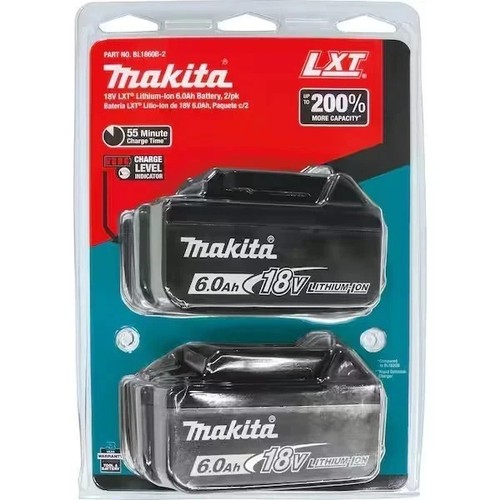 Makita bl1860b 18v 0ah - bl1860b-2, 6.0ah