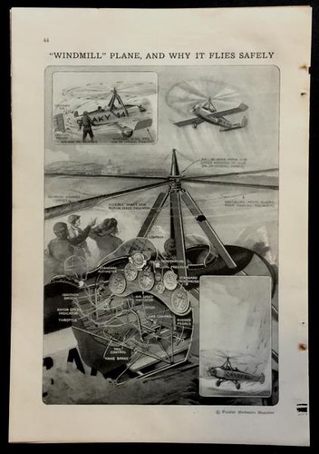 Cierva autogiro gyroplane - c.19,