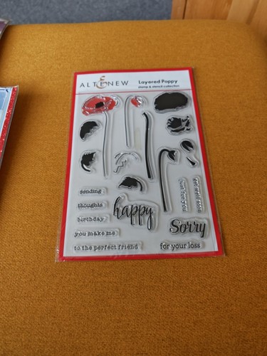 Altenew layered poppy stamp - layered,