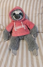 Sloth Teddy Pink Hoodie