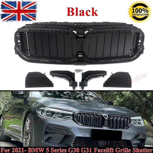 Black front radiator grille - front,