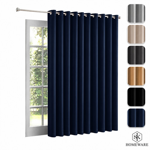 Blackout door curtains 66x84 - curtains,