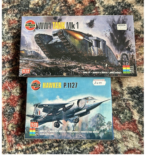 Vintage airfix hawker - vintage,