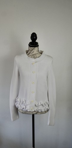 Red valentino white rib - red,