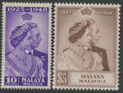 Malaya malacca 1948 silver - malaya,