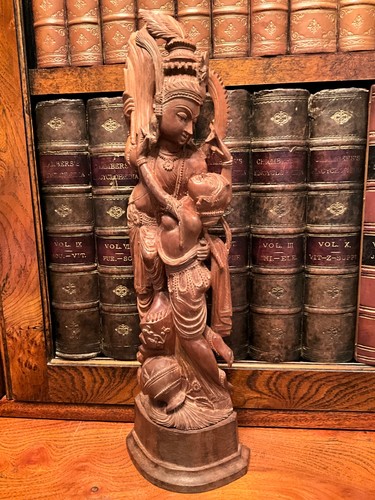 Vintage hand carved - 14”,