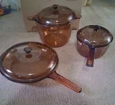 Vintage Visions Amber Cookware
