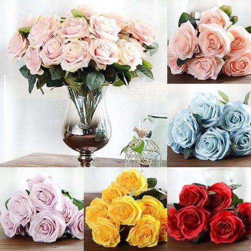 Heads silk rose artificial - silk,