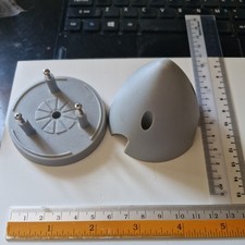 Radio Active RC Model Aircraft Propeller Spinner, 63 mm dia, Grey