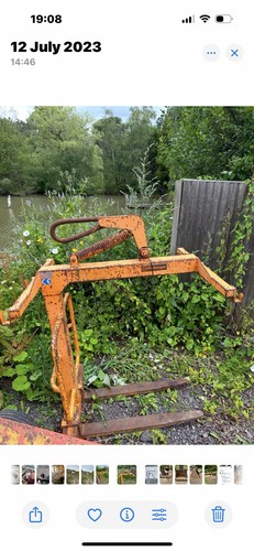 Crane pallet forks - pallet, 2000kg
