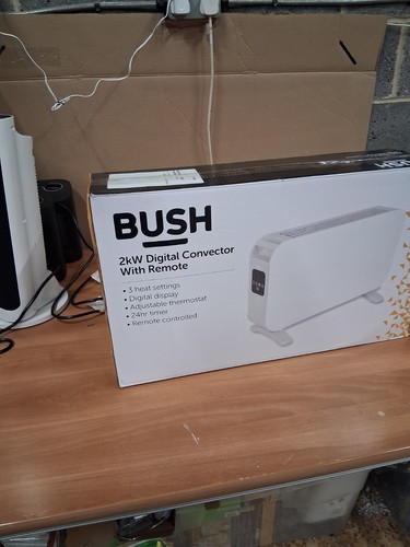 Bush 2kw digital convector - bush,