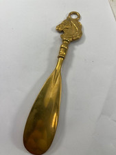 Brass Horse Head Shoe Horn