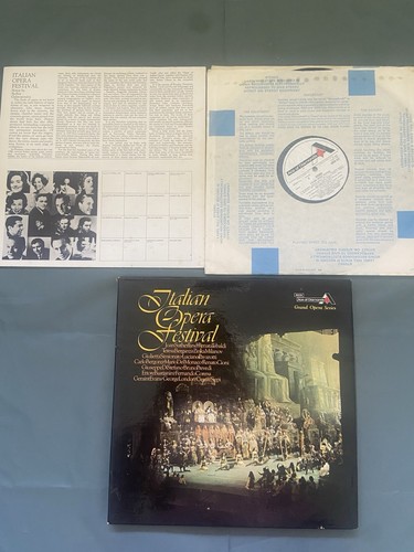 Italian opera festival vinyl - opera,