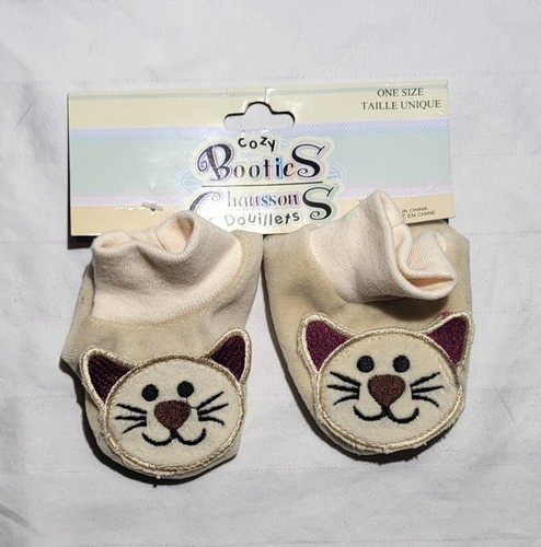 New cozy booties baby - new, newborn