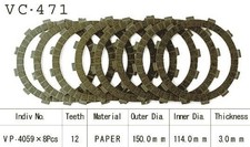 Clutch Plate Kit Kx250 H1/H2