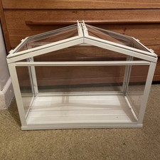 IKEA SOCKER New Indoor Outdoor Mini Greenhouse White Metal Terrarium Plant House