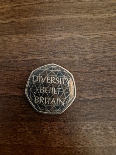 50p diversity built britain - 50p,