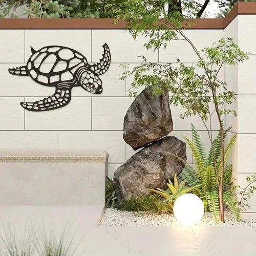 Metal sea turtle wall art - turtle,