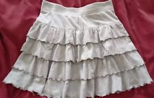 Girls 12-13years Grey Rahrah Skirt , elastic waist