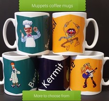 MUPPET CHARACTERS NOVELTY COFFEE MUGS