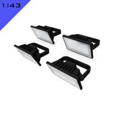 3d printed resin 4x FLOODLIGHT