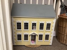 Georgian Style Large Dolls House Fully Furnished Collection Only