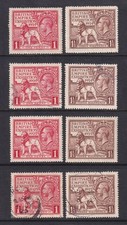 GB GV 1924, 1925 Wembley Sets Mint, Used. Cat £220.