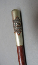 WWI / WWII British Army Lincolnshire Regiment Swagger Stick Cane
