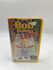 Bob The Builder Live! 2002 VHS Video Cassette With Neil Morrissey PAL