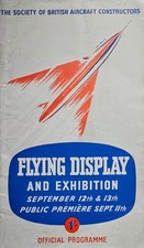 Air Show Official Programme Sept 12th/13th 1953 All complete, good condition.
