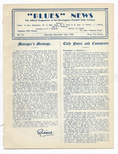 1935/36 Central League (Reserves) - BIRMINGHAM v. EVERTON