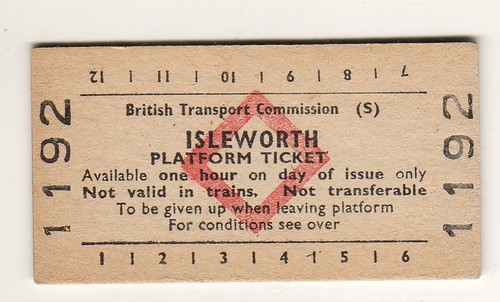 Railway platform ticket - railway,