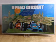 Vintage USA 3 circuit Speed Circuit Strategy Formula 1 Racing Board Game - 1971
