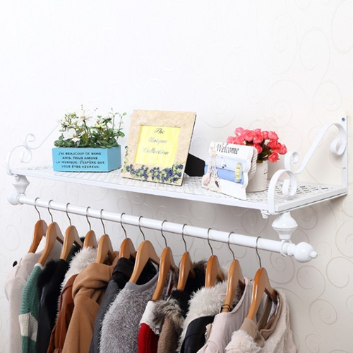 60cm pipe clothes rail wall - 60cm,