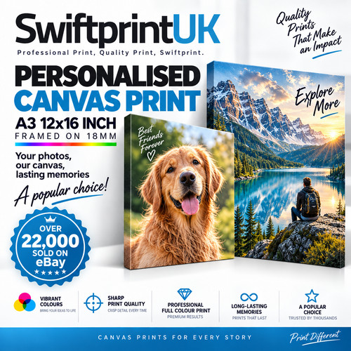 Canvas print personalised wall - print,
