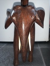 Vintage Elephant Coffee Table African Ghanaian  Side Table