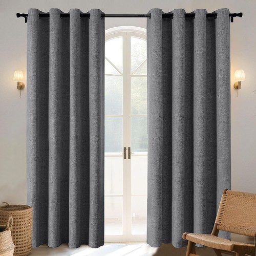 2pcs blackout curtains eyelet - 2pcs,