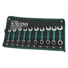 STUBBY SPANNER SET 10PC METRIC