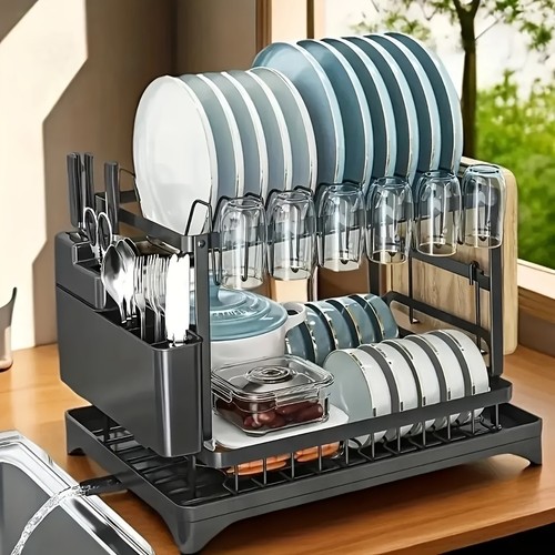 Tier dish drainer rack - tier,