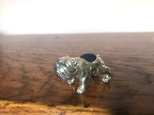 Adorable silver dog pin cushion, with Sterling mark to the base, 3.5cm long